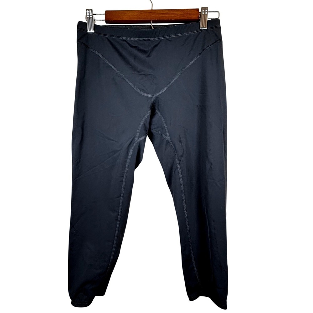 Sweet Waterwear Athletic Leggings Swim‎ Paddle Board Womens L Black Capri Good